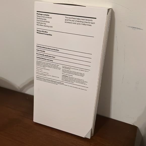 NWT Verizon Blue Light Tempered Glass Screen Protector for iPhone 13 Pro Max - Picture 7 of 10